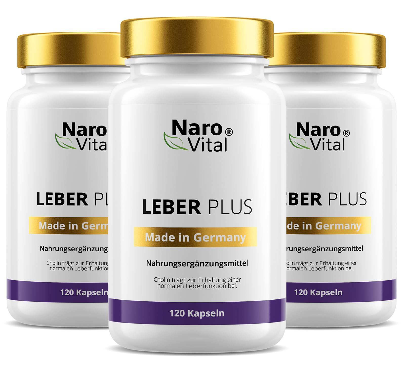71UMJcgYPEL._SY1450_.jpg 3er Sparpaket Leber Kur Kapseln mit Mariendistel & Cholin – 8-Fach Komplex für Leberfunktion – Bild 1