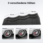 XPOtool Auffahrkeile Wohnmobil 2er Set 40/70/100 mm – 3,5 t Tragkraft mit Wasserwaage – Bild 4