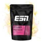 ESN Designer Whey Protein 1 kg Vanilla – 23g Protein pro Portion für Muskelaufbau