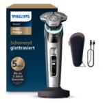 Philips i9000 Prestige Elektrorasierer – Nass- & Trockenrasierer mit KI-Drucksensor für Herren