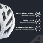 ALPINA PANOMA Classic Fahrradhelm – Leichter Tourenhelm mit optionalem LED-Licht – Bild 3