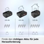 Bosch 18V Wechselakku 5.0Ah BHZUB1850 – Power for All Staubsauger – Bild 4