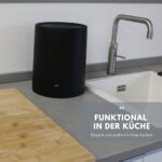 Nell 8L Mülleimer Badezimmer Schwarz Matt mit Schwingdeckel – Hygienisch & stilvoll – Bild 6