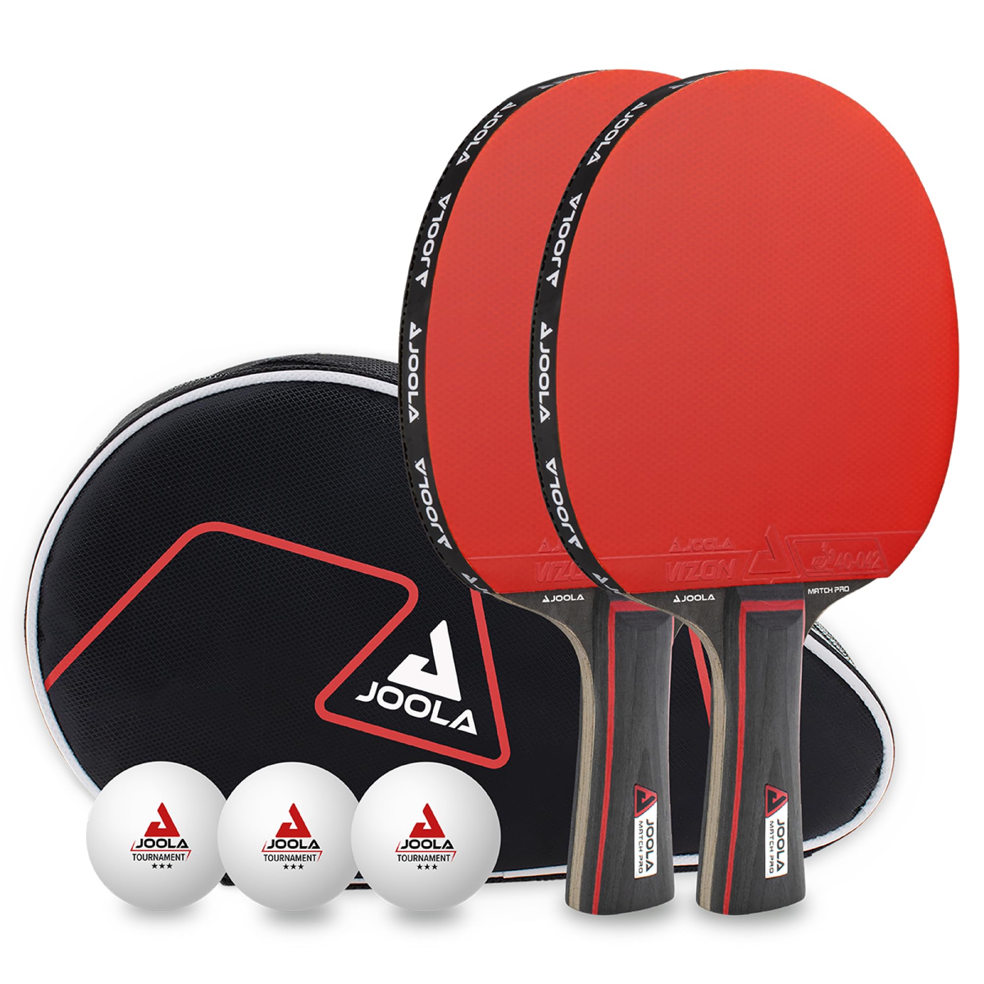 71hnAFMi4HL._SY2000_.jpg JOOLA Tischtennis Set Duo Pro – 2 Schläger, 3 Bälle & Tasche für Einsteiger bis Fortgeschrittene – Bild 1
