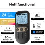 Kongzee 4-in-1 TENS EMS Gerät mit Zweikanal-Stimulation – Schmerzlinderung & Muskeltherapie – Bild 4