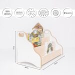 MAMOI® Kinderregal – Freistehender Bücher-Organizer für Kinderzimmer – Bild 3