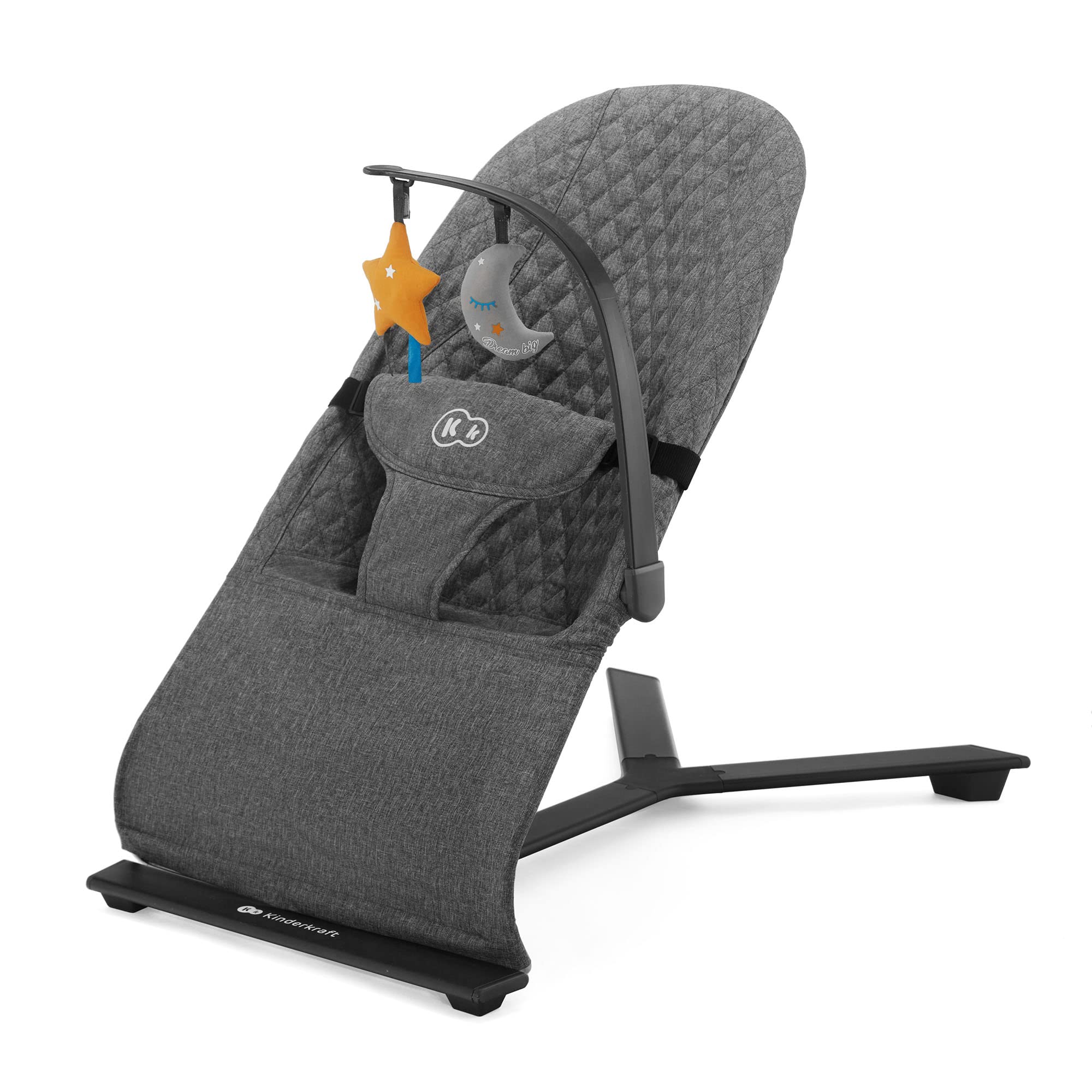 71jxyF2ApL._SY2000_.jpg Kinderkraft MIMI Babywippe – Skandinavisches Design mit Spielbügel für Neugeborene – Bild 1