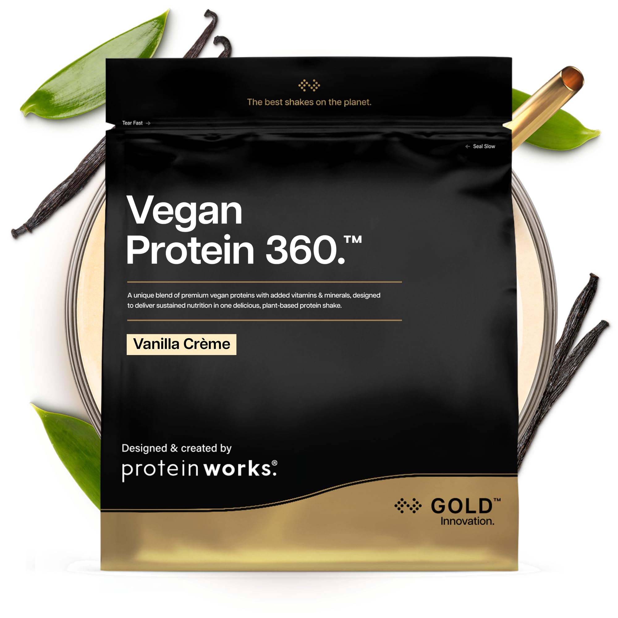 71mErdWQAqL._SY2000_.jpg THE PROTEIN WORKS Vegan Protein 360 GOLD – 2kg Proteinpulver mit Soja-, Erbsen- & Reisprotein – Bild 1
