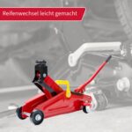 UNITEC Rangierwagenheber 2 T – Hydraulischer Wagenheber aus Qualitätsstahl für Werkstatt & Hobby – Bild 3