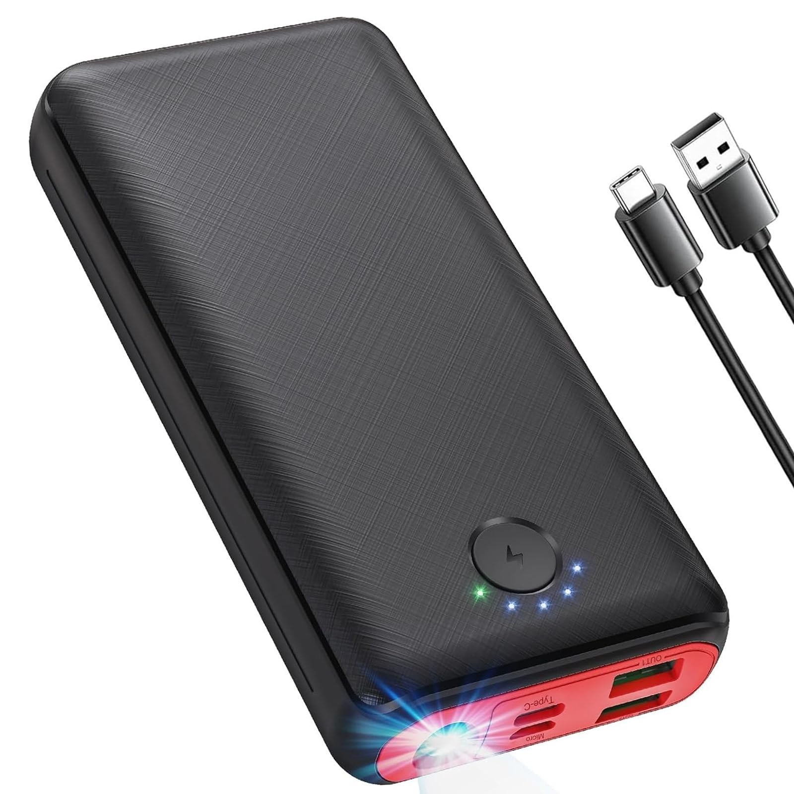 71pcQQQC9fL._SY1600_.jpg JIGA Power Bank 27000mAh mit 22,5W PD – Schnellladung für iPhone, Samsung & iPad – Bild 1