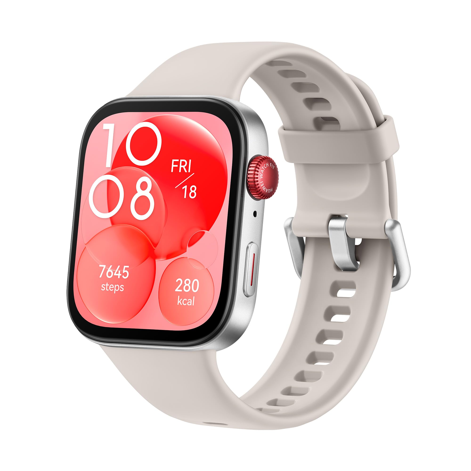 71pi6rDSWRL._SY2000_.jpg HUAWEI Watch FIT 3 Smartwatch – 1,82" AMOLED Display, GPS, Fitness-Tracking Weiß – Bild 1
