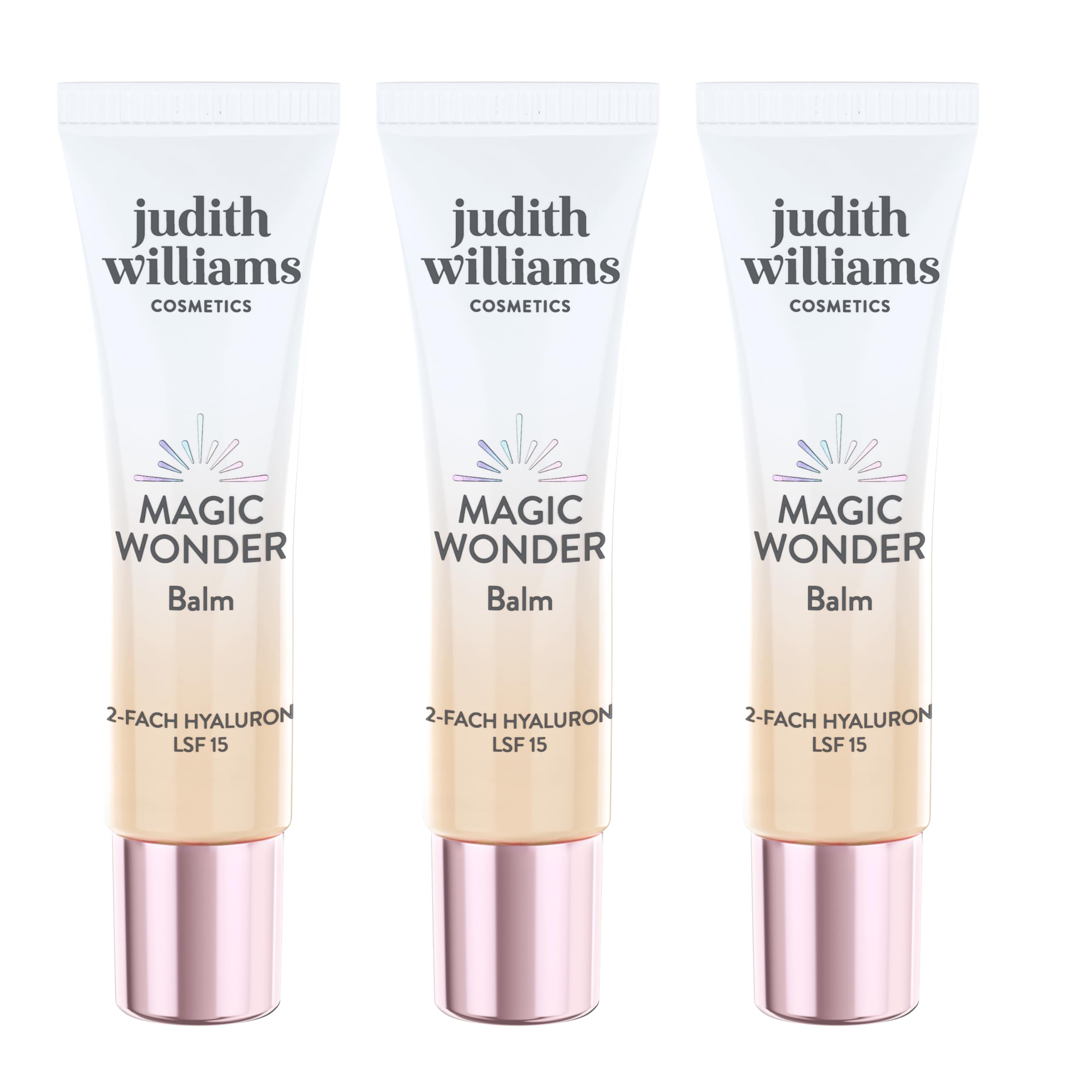 71r2DzltL._SY2560_.jpg Judith Williams Magic Wonder Balm BB Cream Set 3x30ml – Getönte Tagescreme mit LSF 15 – Bild 1
