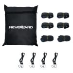 NEVERLAND Tischtennisplatte Abdeckung 165x70x185 cm – Wasserdichte Oxford 600D Schutzhülle – Bild 9