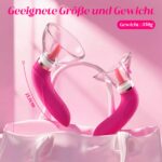 Gobeken 2-in-1 Klitoris Sauger & Brustwarzen Stimulator – 8 Saugmodi & 5 Zungenmodi – Bild 6