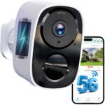 HITELLARCAM 2K Akku-Überwachungskamera – Dual-Band WLAN, Farb-Nachtsicht & KI-Erkennung