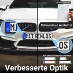 Ivality Magnetischer Kennzeichenhalter Rahmenlos – TÜV geprüft bis 350 km/h – Bild 2