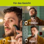 Philips OneBlade Pro 360 Face & Body – 3-in-1 Rasierer, Trimmer & Bodygroomer für Gesicht & Körper – Bild 3