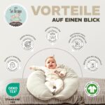 sei Design XXL Stillkissen 190x35 cm – Ergonomisches Schwangerschafts- & Seitenschläferkissen – Bild 7