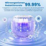 Warmra Ultraschallreiniger 45kHz mit 200ml Dental Pod – Profi-Reinigung für Zahnersatz & Schmuck – Bild 3