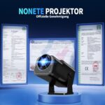 Nonete NT30 Mini Beamer 4K – tragbarer Projektor mit WiFi 6 & Bluetooth 5.2 – Bild 7