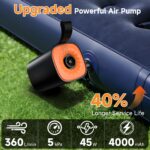 iFunSky Elektrische Luftpumpe 4000mAh – Akku-Pumpe mit LED für Luftmatratze & Camping – Bild 4