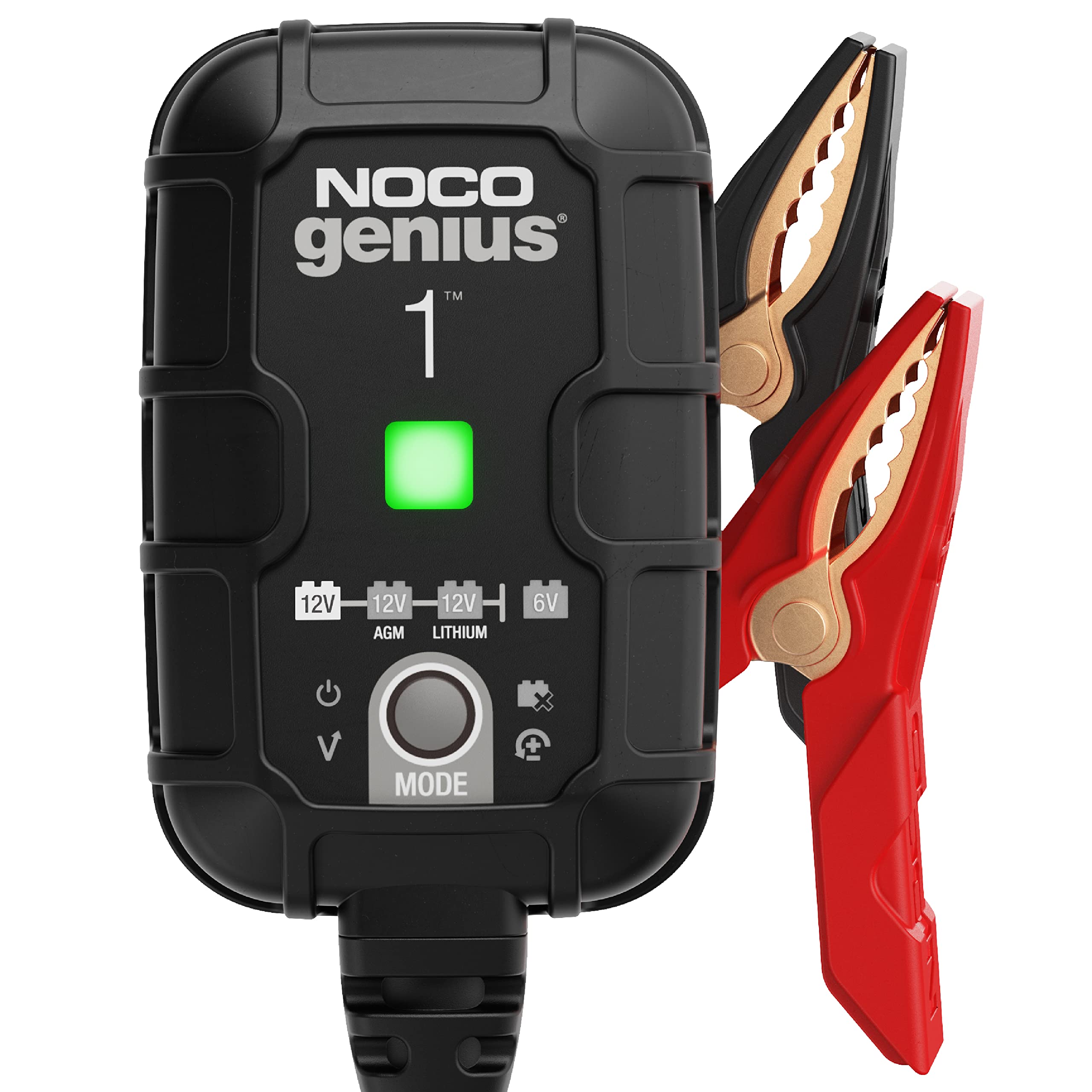 81JQuz1J4mL._SY2560_.jpg NOCO GENIUS1 1A Batterieladegerät – Intelligent Laden für 6V/12V Batterien & Entsulfator – Bild 1