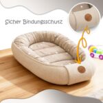 Totsy Baby Nestchen – Babynest aus Baumwolle & Waffelpique für Neugeborene – Bild 5