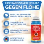 Patronus Flöhe Power Fogger 2x150ml – Sofortwirksamer Flohvernebler für die Wohnung – Bild 2