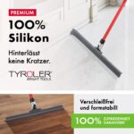Tyroler Wasserschieber 45cm Silikon-Klinge mit 140cm Teleskopstiel – Bodenabzieher für alle Oberflächen – Bild 6
