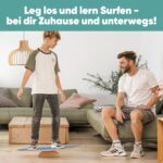 Surfin Balance Board Set mit App – Holz Wobble Board für Kinder & Erwachsene – Bild 8