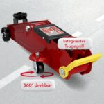 UNITEC Rangierwagenheber 2 T – Hydraulischer Wagenheber aus Qualitätsstahl für Werkstatt & Hobby – Bild 5