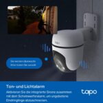 Tapo C51A 2K WLAN Überwachungskamera Aussen – 360° Schwenk mit Personenerkennung – Bild 6