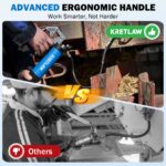 KRETLAW Fettpresse Set 10-teilig – 7000 PSI Hochdruck-Schmieranlage mit Pistolengriff – Bild 6