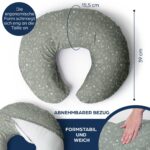 Niimo Stillkissen Klein Halbmond 15,5 x 39 cm – 100% Baumwolle, Oeko-TEX® zertifiziert – Bild 2