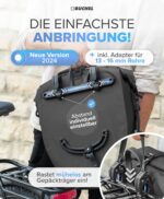 Büchel Fahrradtasche 2er Set, 25.4 L – 100% Wasserdicht mit Schultergurt – Bild 4