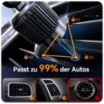 Auckly 15W Wireless Autoladegerät mit automatischer Induktion – intelligente Handyhalterung für iPhone & Samsung – Bild 6