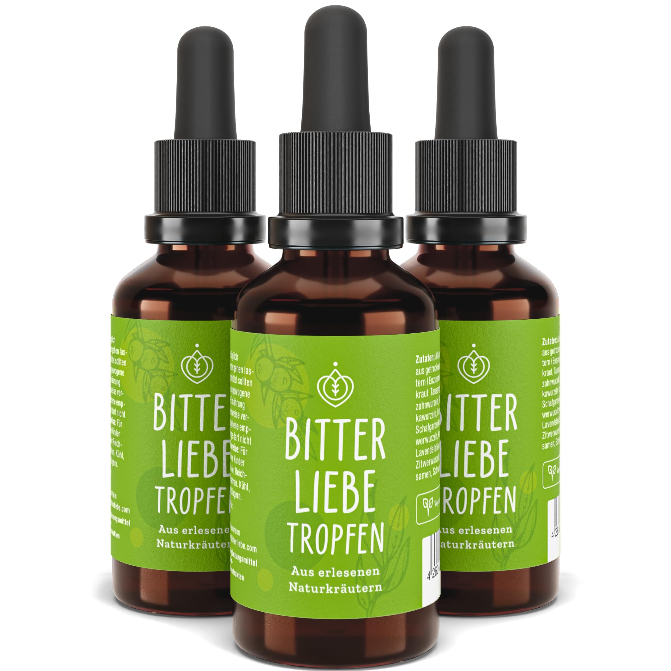 81rZFAQQcL._SY2160_.jpg BitterLiebe® Original Bitterstoffe Tropfen 50ml – Hochdosierte Bittertropfen Made in Germany – Bild 1