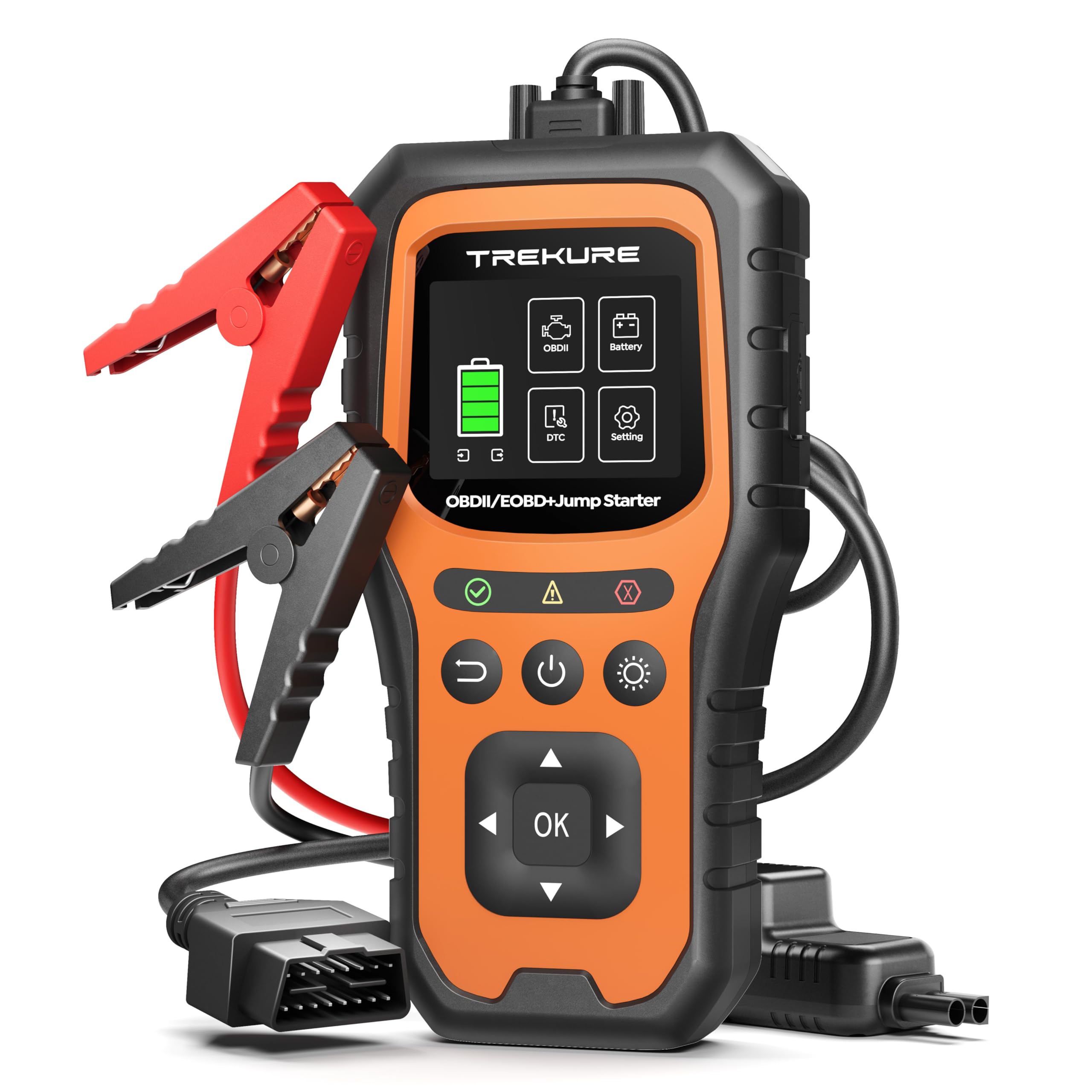 81wAWbpRXmL._SY2560_.jpg TREKURE 7000A Starthilfe Powerbank – OBD2 Diagnosegerät & Batterietester für PKW – Bild 1