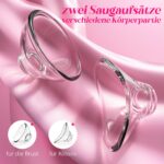 Gobeken 2-in-1 Klitoris Sauger & Brustwarzen Stimulator – 8 Saugmodi & 5 Zungenmodi – Bild 5