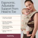 Ergobaby Adapt SoftFlex Mesh Babytrage – Ergonomische 3-Positionen Trage ab Geburt – Bild 3