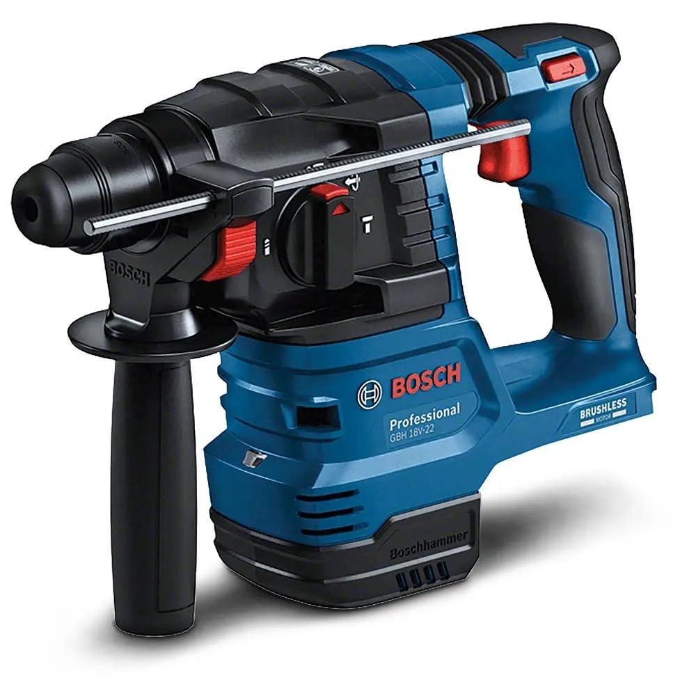 61UN1vl3XPL._SY1000_.jpg Bosch Professional GBH 18V-22 Akku-Schlagbohrer – SDS-Plus mit Vibrationskontrolle – Bild 1