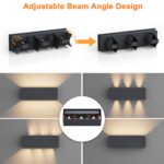 Klighten 30W LED Aussenleuchte Anthrazit – IP65 Wandleuchte mit einstellbarem Abstrahlwinkel – Bild 2